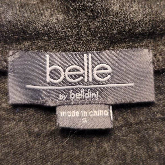 Belle by Belldini Grey Long Sleeve Cowl Neck Tunic - Picture 7 of 9